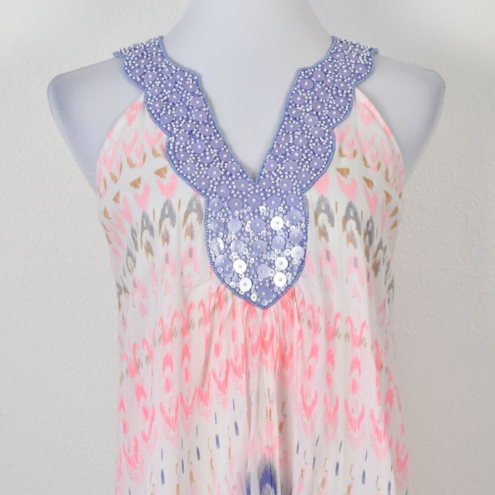 Nimo With Love Sequin Tie Dye Printed Dress - S - Picture 2 of 9